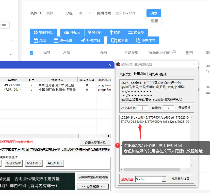 蛟龙IP Socks5/L2TP一键提取与使用教程 – 快速配置指南插图2