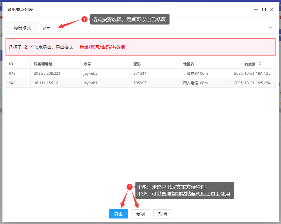 百兆王Socks5代理IP提取使用教程-稳定与高速模式一键导出指南插图1
