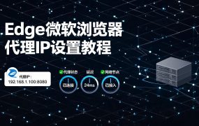 Edge微软浏览器代理IP设置教程：用Proxy SwitchyOmega轻松连接代理IP-单窗口单ip