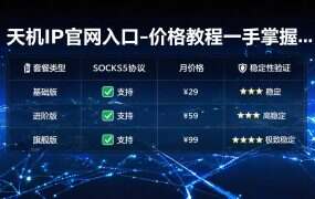 天机IP官网入口-价格教程一手掌握 | socks5ip.com.cn（全网低价IP）