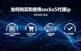 如何购买和使用socks5代理ip？