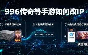 996传奇等手游如何改IP？奔富IP极简教程-单窗口单IP