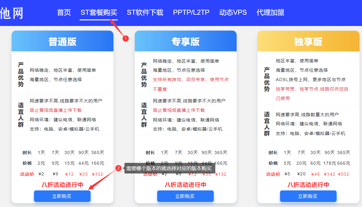 ST加速器使用教程：3步快速注册购买与下载指南插图2