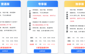 ST加速器价格表 | 普通版/专享版/独享版及L2TP/PPTP套餐价格一览