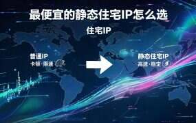 最便宜的静态住宅IP怎么选？四家低价平台横向对比