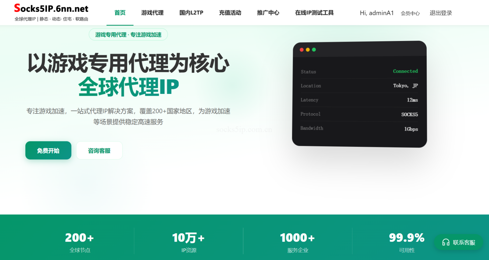 全球代理IP-海外住宅静态IP | 国内全球Socks5/L2TP代理IP购买 | 稳定独享IP全球节点-节点资源10w+插图