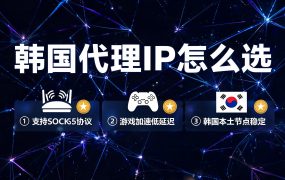 韩国代理IP怎么选？SOCKS5/L2TP节点推荐与配置指南