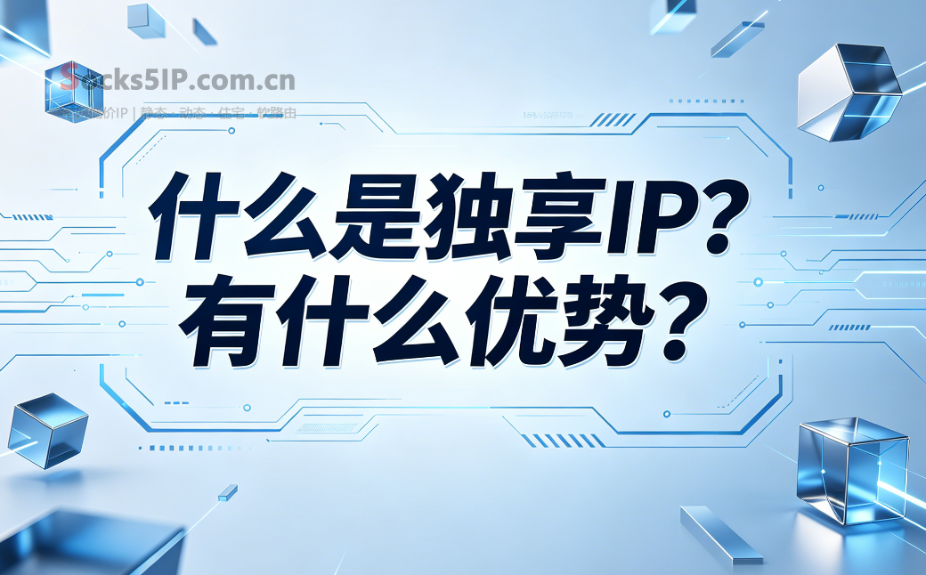 什么是独享IP？有什么优势？2026独家详解（附独享vs共享IP对比表）