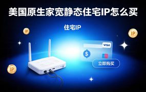 美国原生家宽静态住宅IP怎么买？全球代理IP购买与配置详细教程