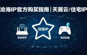 沧海IP官方购买指南|天翼云/住宅IP带宽选择+老鱼/有米配置教程