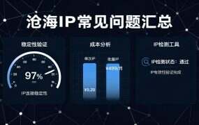 沧海IP常见问题汇总：免费测试、IP导出、切换地区、续费全解答