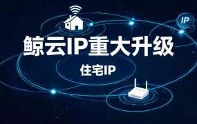 鲸云IP重大升级:住宅A/B、定制A/B全系支持L2TP协议,附完整开启教程
