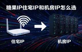 糖果IP住宅IP和机房IP怎么选?类型对比与适用场景一文讲透