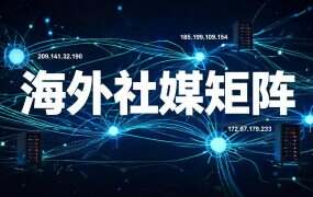 海外社媒矩阵:一个账号一个IP的成本算清