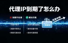 代理IP到期了怎么办？续费/换IP/换套餐全流程指南