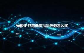 光梭IP只跑低价批量任务怎么买？档位与线路组合建议
