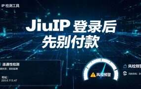 JiuIP 登录后先别付款：30 次免费测试藏在支付方式里