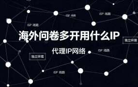 海外问卷多开用什么IP？属地、纯净度、轮换三件事