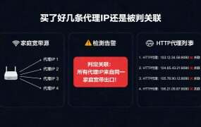 买了好几条代理IP还是被判关联？先看是不是同一个 C 段