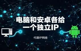 电脑和安卓各给一个独立IP，不用软路由也能配