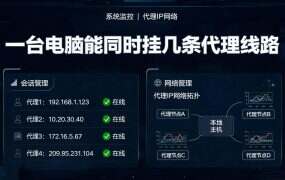 一台电脑能同时挂几条代理线路？三个上限