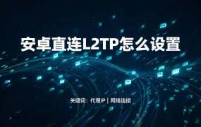 安卓直连L2TP怎么设置？系统自带功能三步搞定