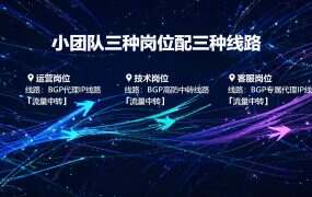 小团队三种岗位配三种线路：运营、客服、数据各用什么