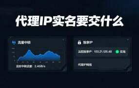 代理IP实名要交什么?刷脸一分钟,三项不用交