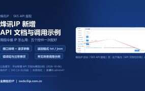 烽讯IP 新增 API 文档与调用示例：用指令提 IP 怎么用